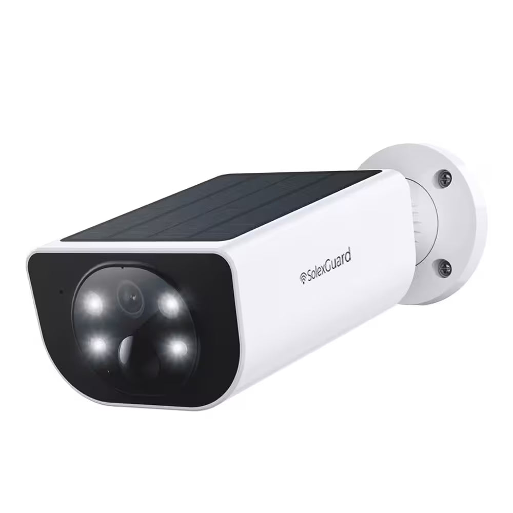 SolexGuard S1 - Ultra 2K Wireless Solar Security Camera